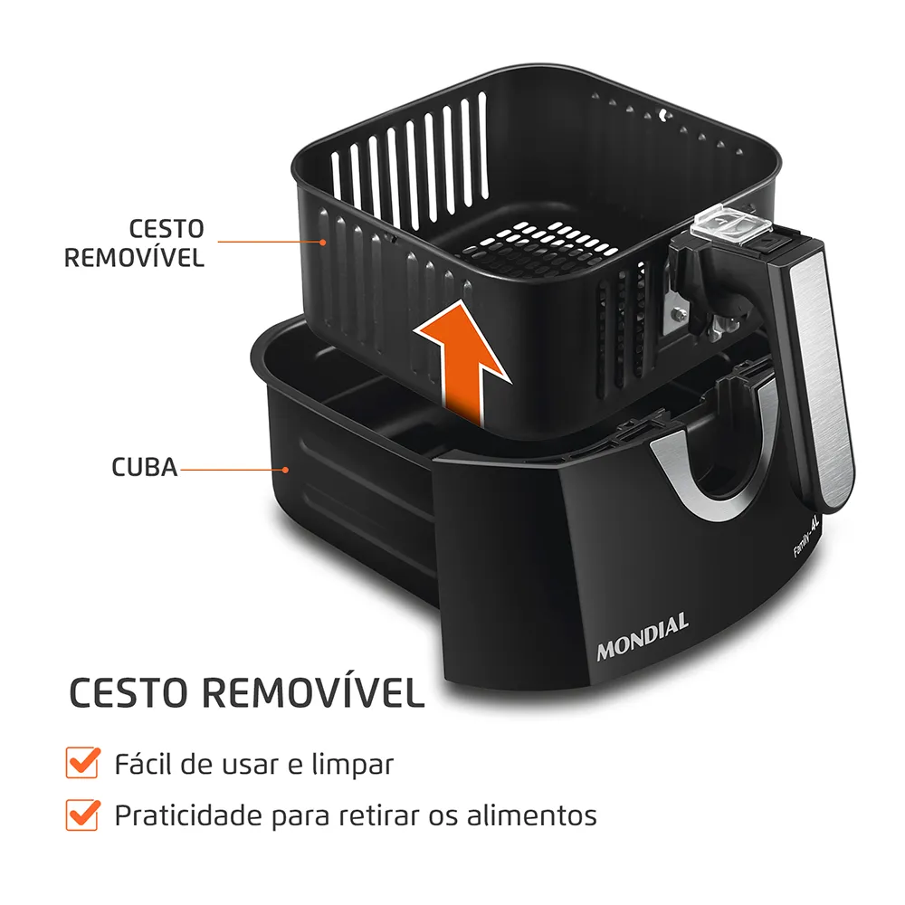 AIR FRYER AFN-40-BI - MONDIAL — foto 4
