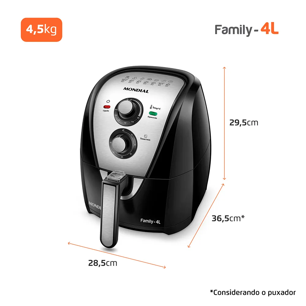 AIR FRYER AFN-40-BI - MONDIAL — foto 8