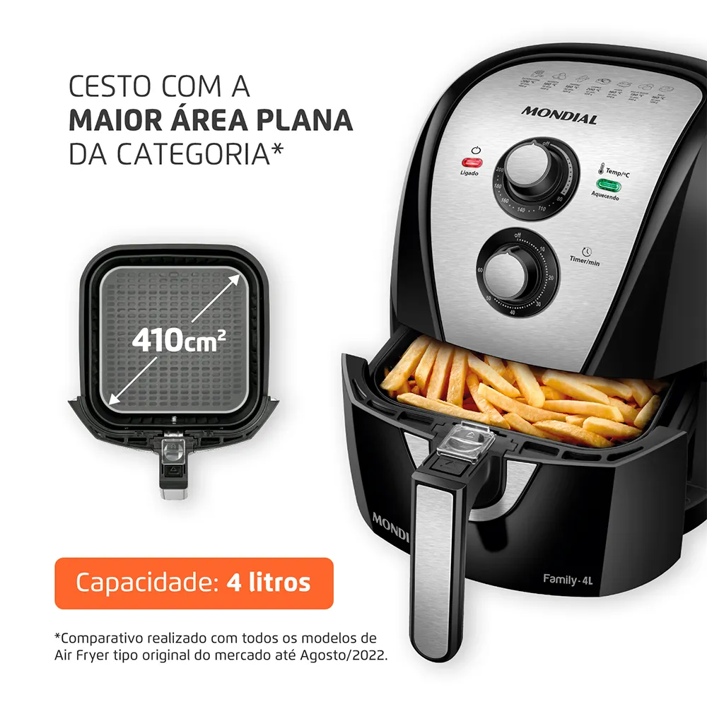 AIR FRYER AFN-40-BI - MONDIAL — foto 2