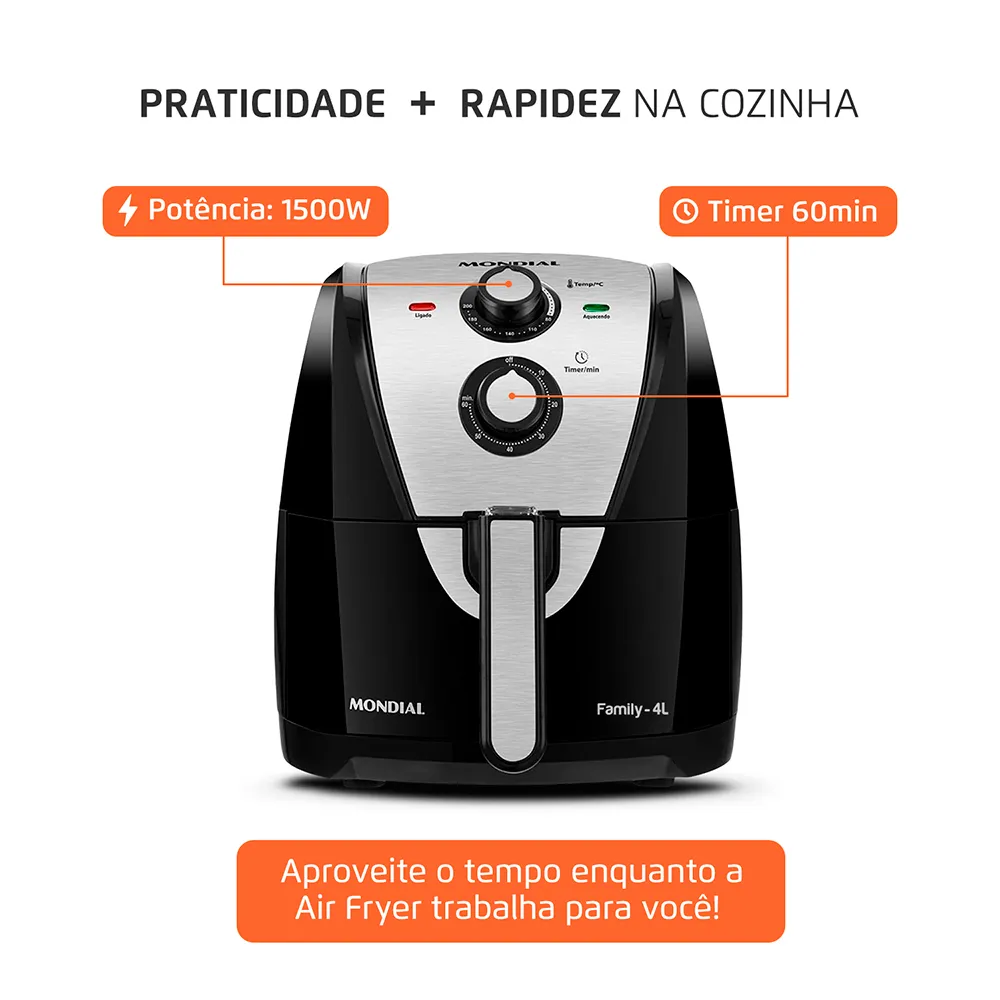 AIR FRYER AFN-40-BI - MONDIAL — foto 7